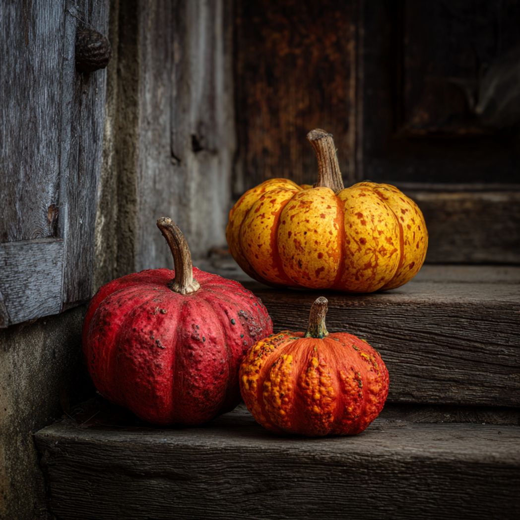 Ornamental Pumpkin/Gourd Seeds — Mixed Colors — 10 Seeds-Diamondftinc